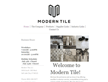 Tablet Screenshot of modern-tile.com